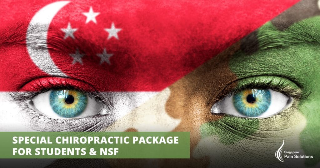 Special Chiropractic Package for Students & NSF 7 Singapore Pain Solutions - Special Chiropractic Package for Students & NSF