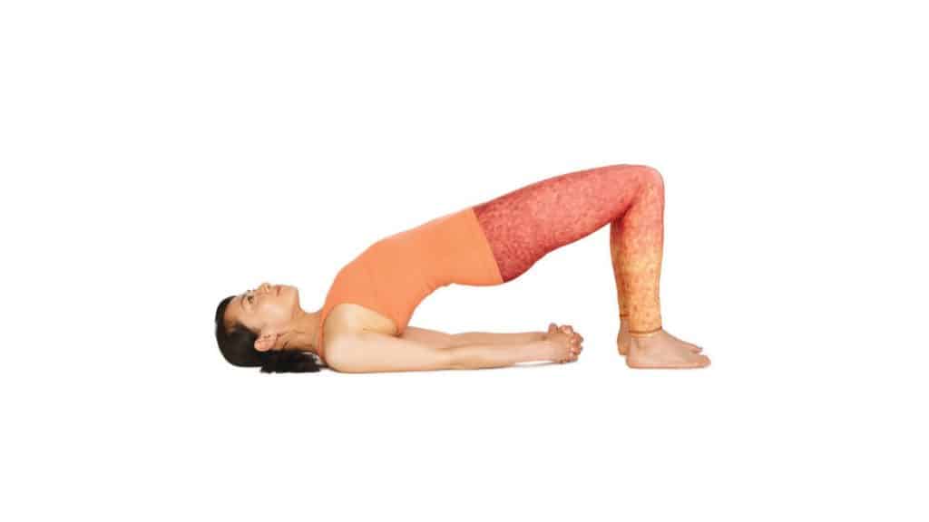 Stretches for Tailbone pain relief: Bridge Pose