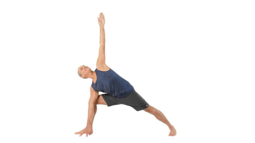 Stretches for Tailbone pain relief: Side Angle Pose