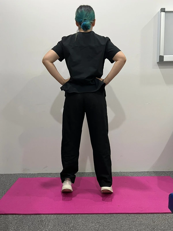 Heel and calf raises exercise Heel and calf raises exercise